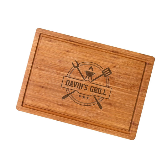 Bamboo Cutting Board Engraved Birthday Celebration - cuttingboard