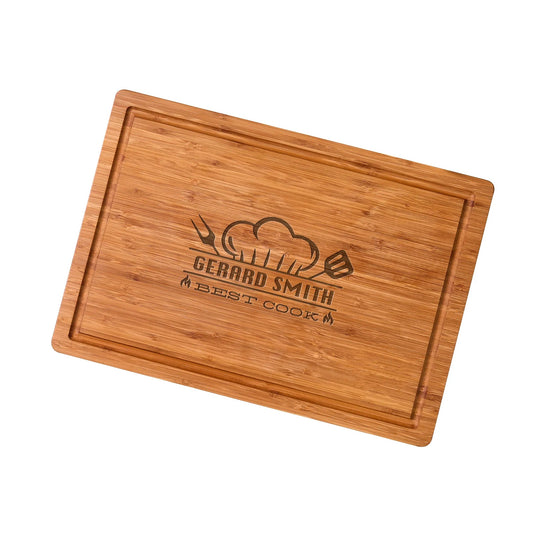 Bamboo Cutting Board Personalized Retirement Engraving