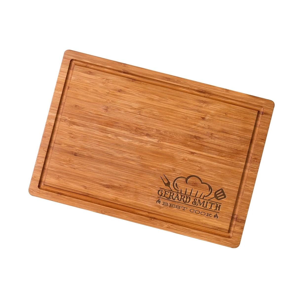 Bamboo Cutting Board Engraved Thanksgiving Table Board