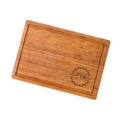 Bamboo Cutting Board Personalized Housewarming Culinary Board