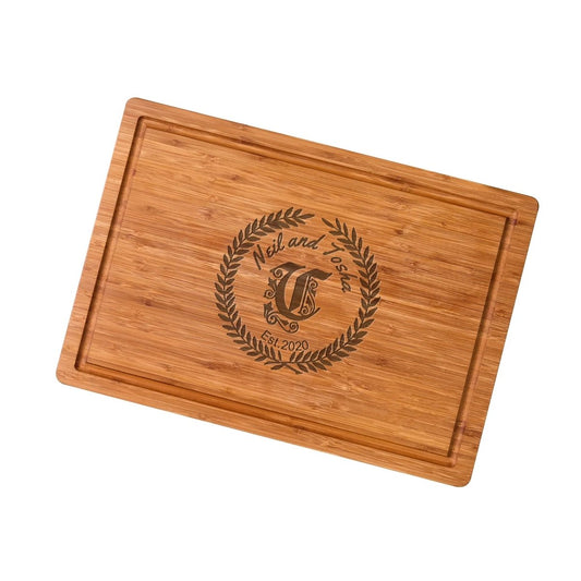 Bamboo Cutting Board Personalized Birthday Engraving - cuttingboard